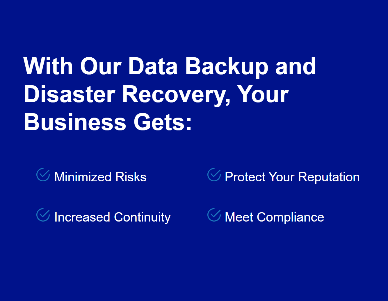 Data Backup and Disaster Recovery